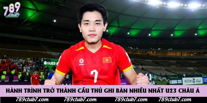 Hành trình trở thành cầu thủ ghi bàn nhiều nhất U23 châu Á 